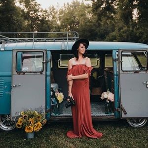 Engagement Dress Orange